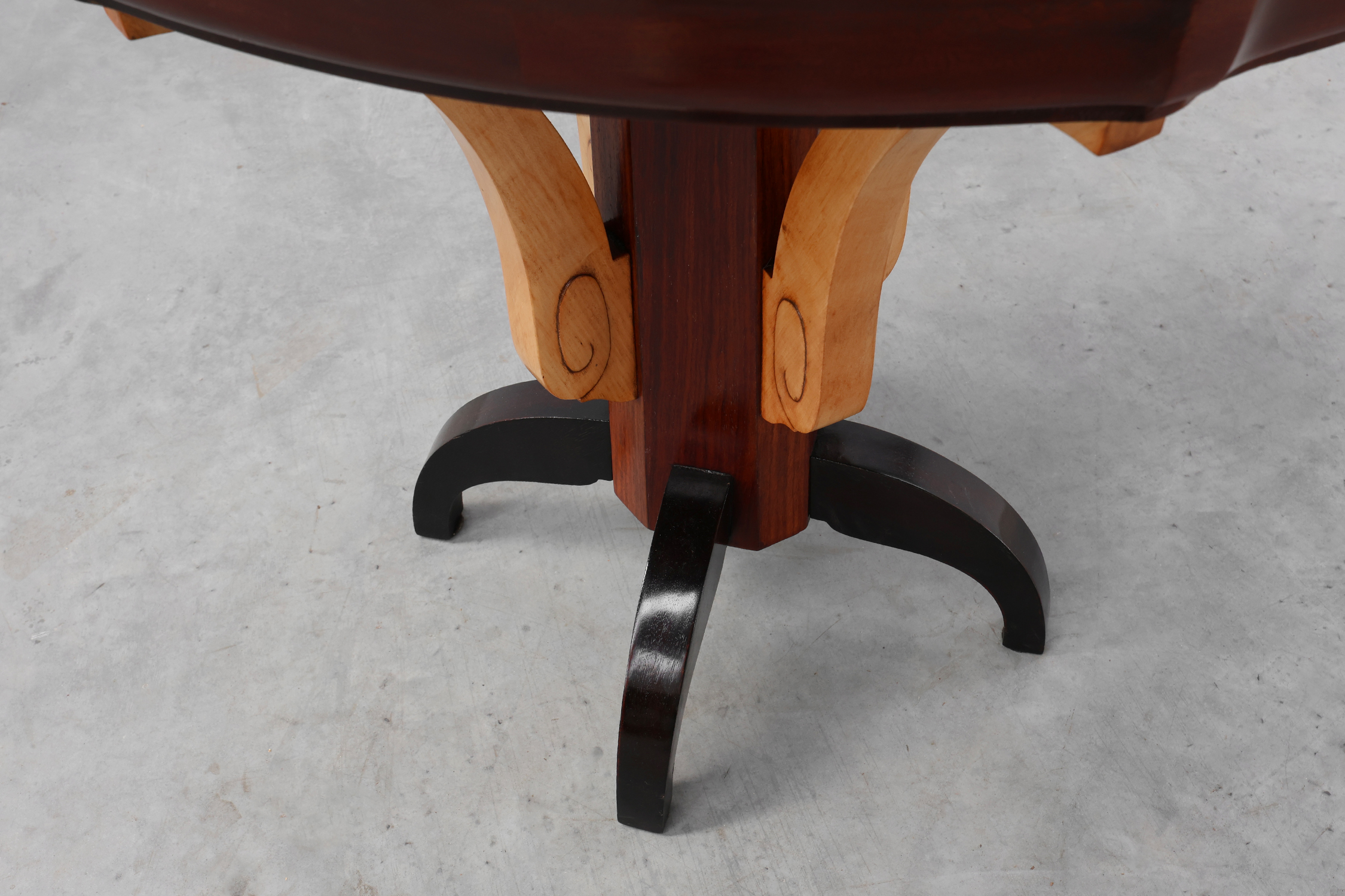 Art Deco side table in wood, France ca. 1930thumbnail